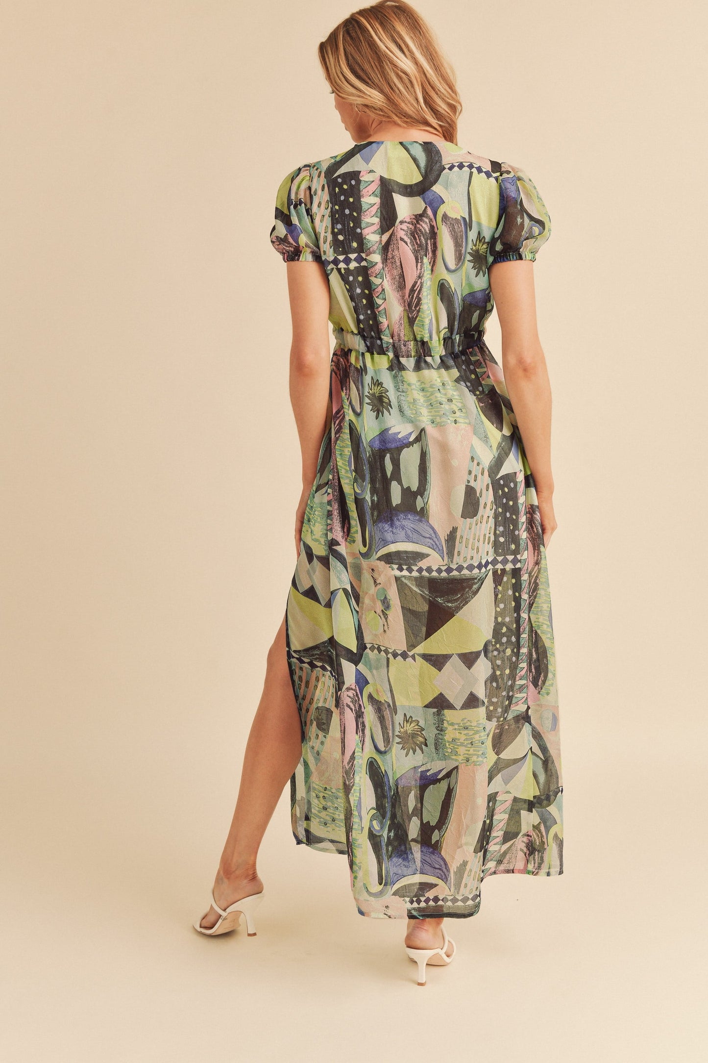 Short Sleeve Maxi Dress |