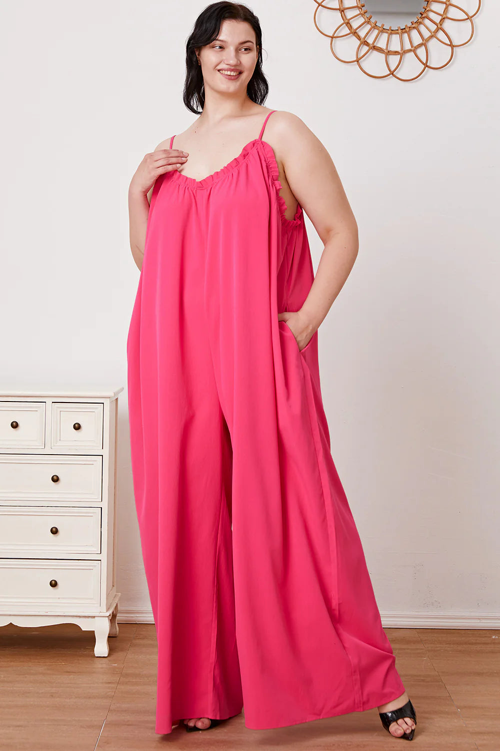 Ruffle Cami Jumpsuit |