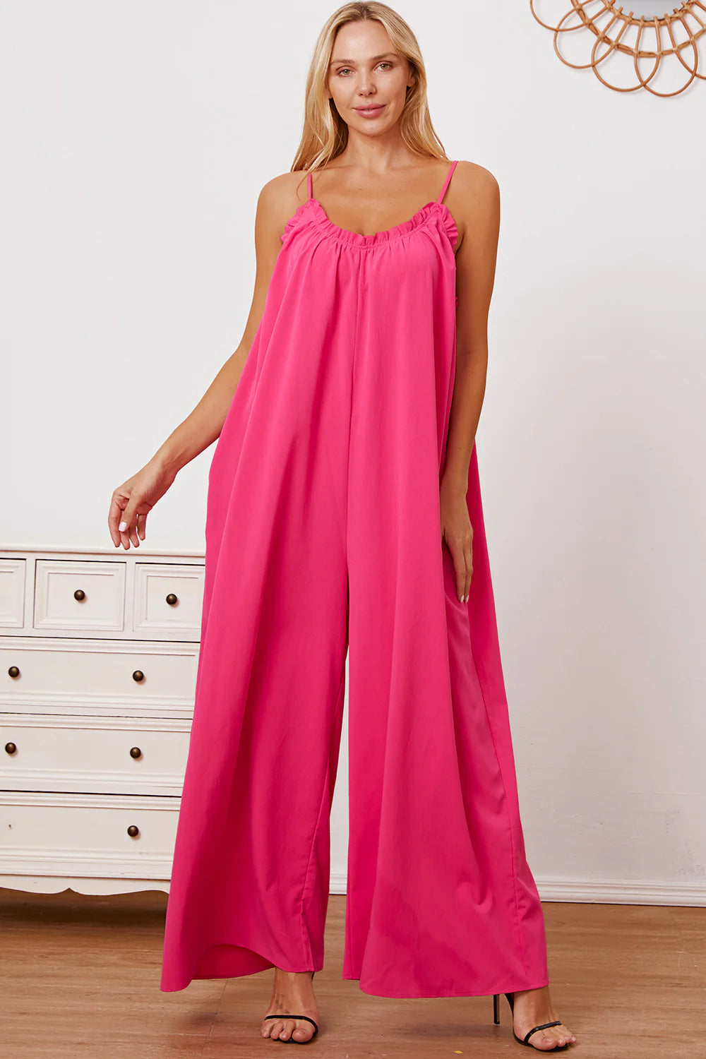 Ruffle Cami Jumpsuit |