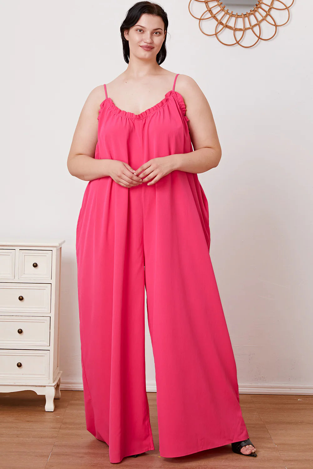 Ruffle Cami Jumpsuit |