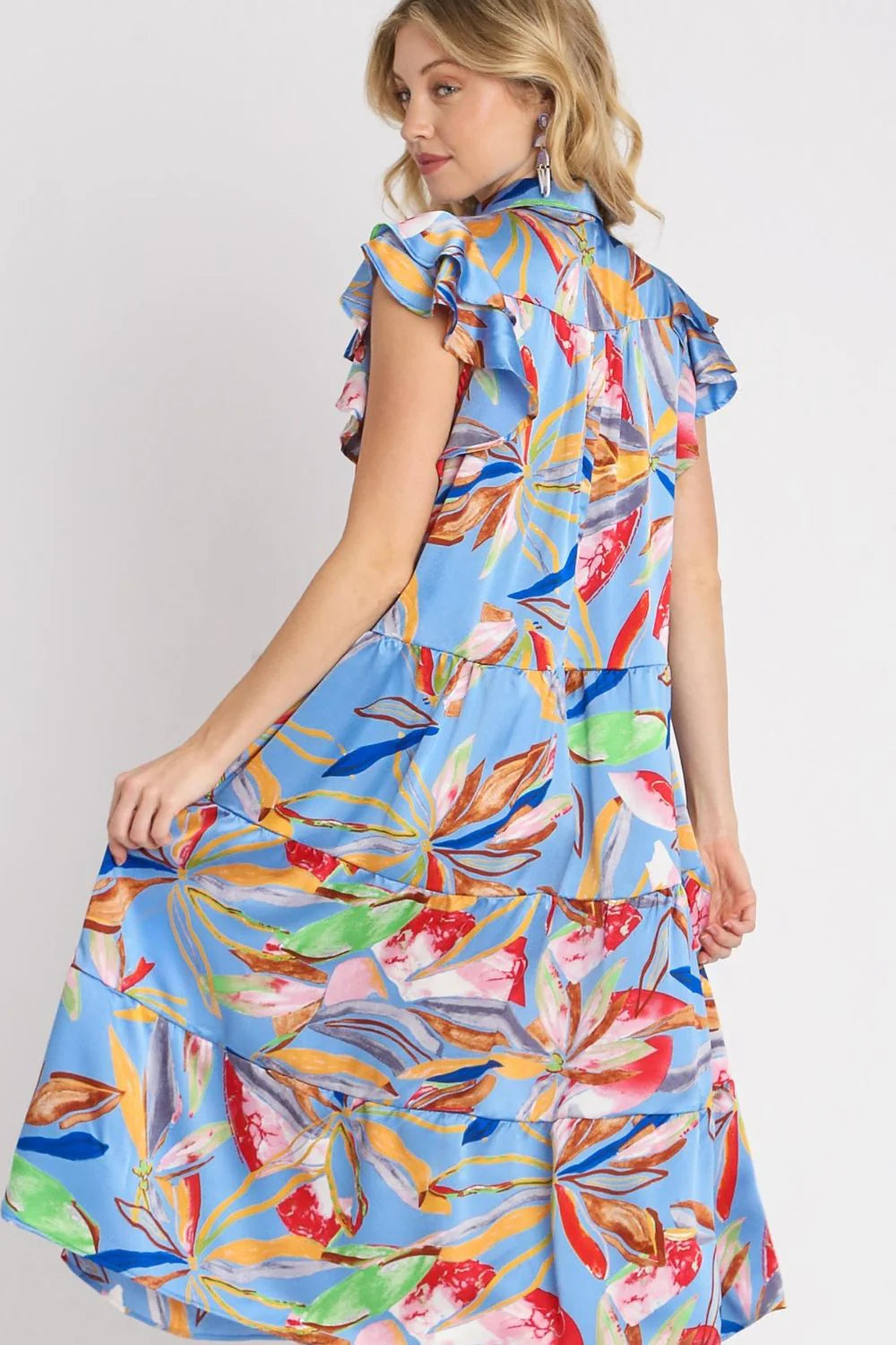 Tiered Midi Dress |
