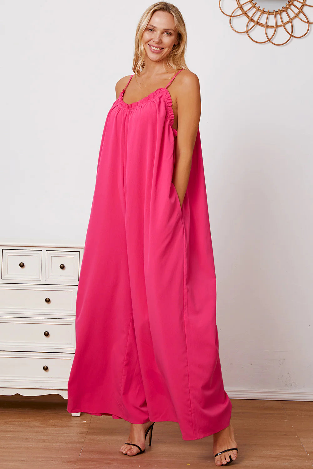Ruffle Cami Jumpsuit |