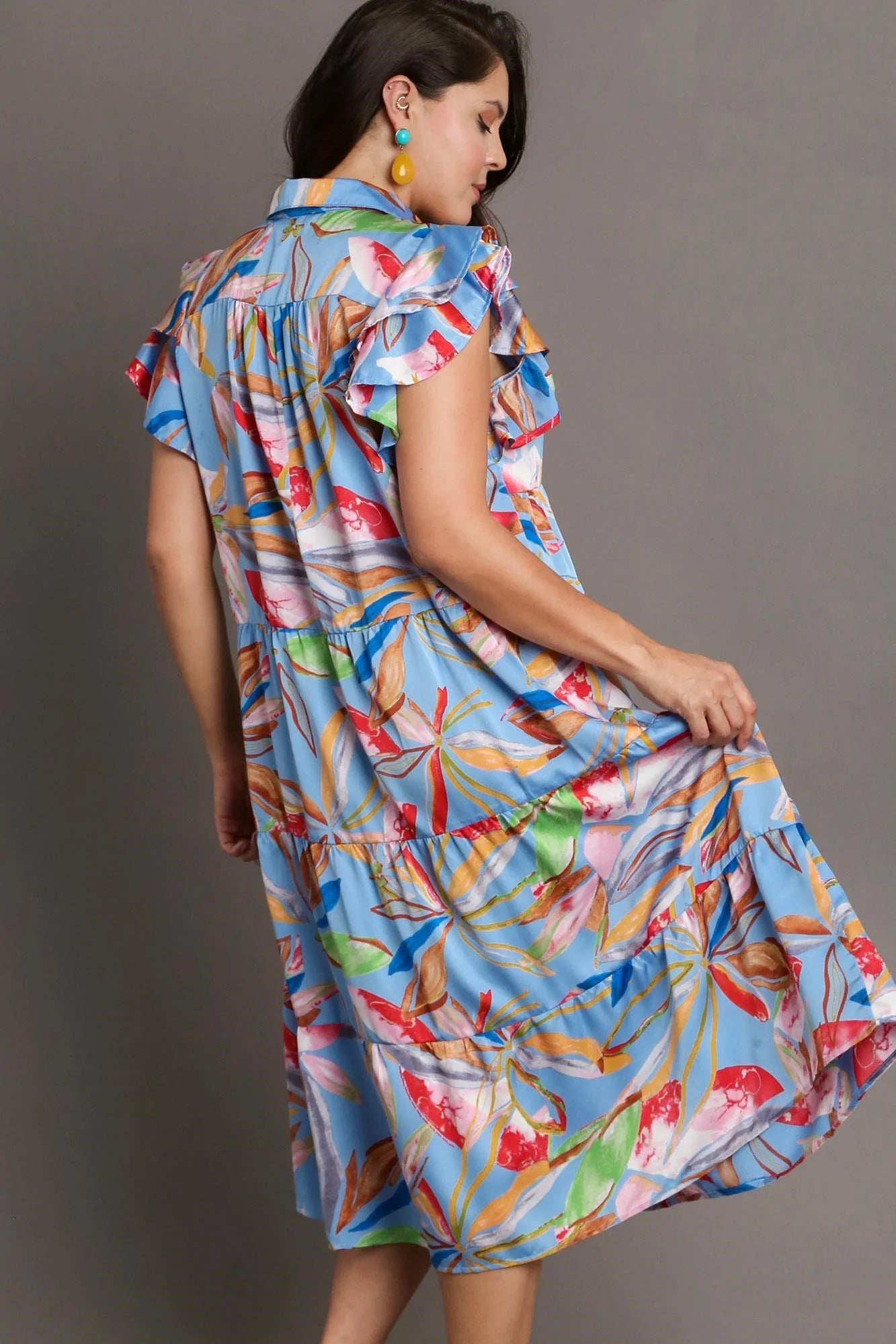 Tiered Midi Dress |