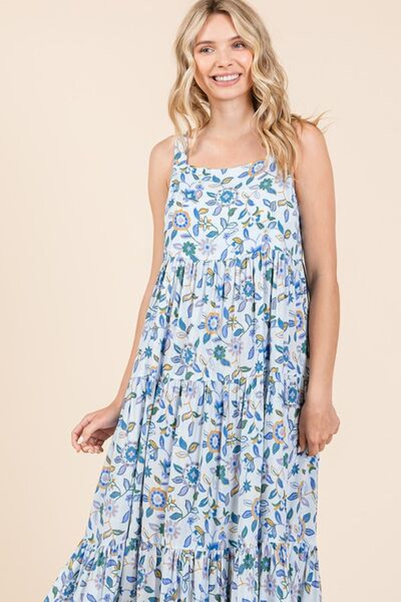 Flower Maxi Dress |