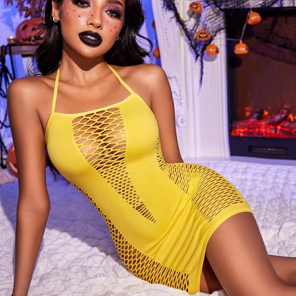Sexy Lingerie Fishnet Body Stockings Dress Underwear Babydoll Sleepwear Bodysuit