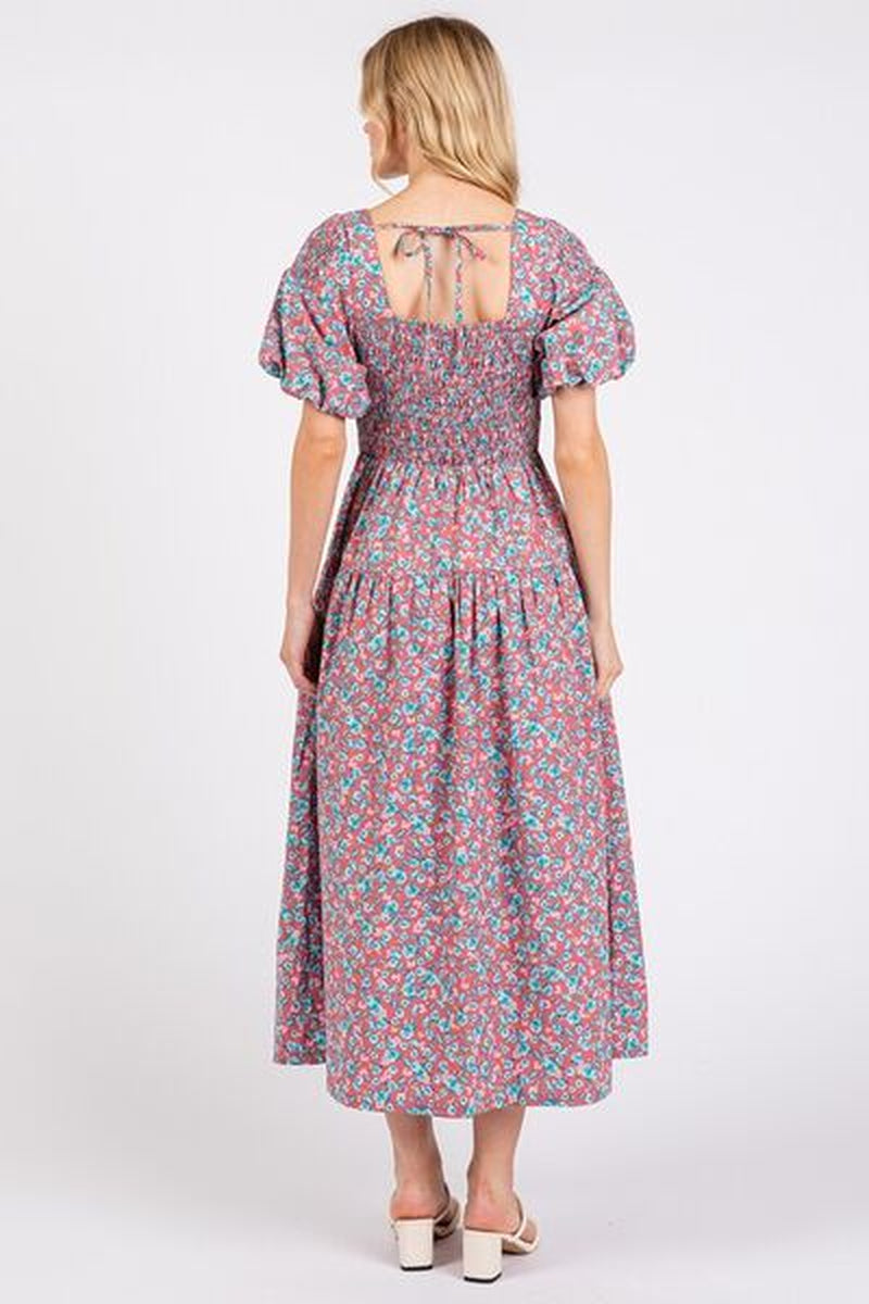Floral Midi Dress |