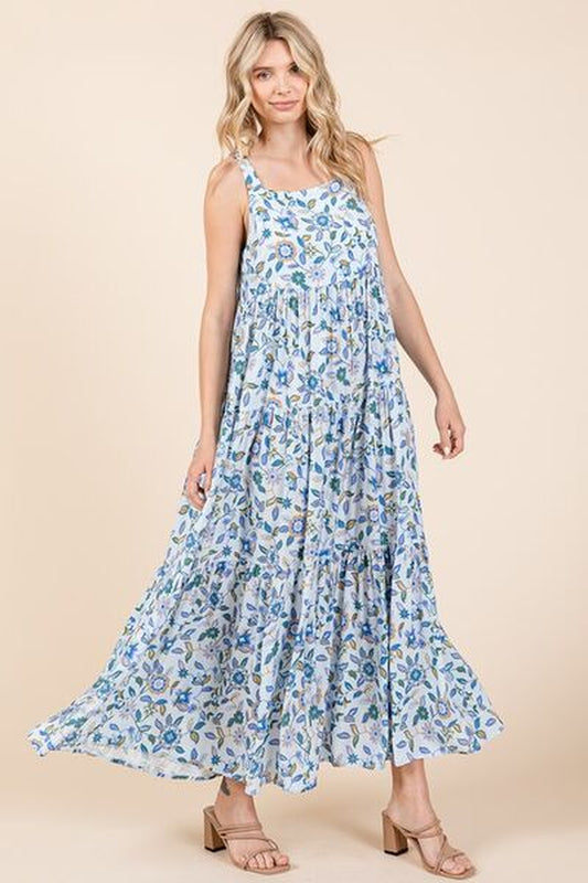  Flower Maxi Dress |