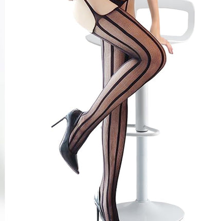 Women Patterned Fishnet Tights Black Fishnets Net Stockings Pantyhose