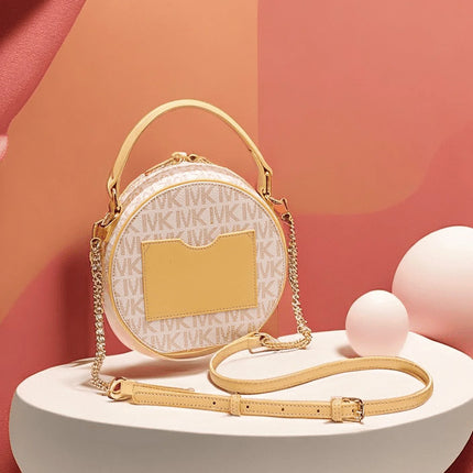Crossbody Bags for Women Trendy Circle Cross Body Shoulder Bag Designer round Purses for Girls and Women'S a Festivals Gifts