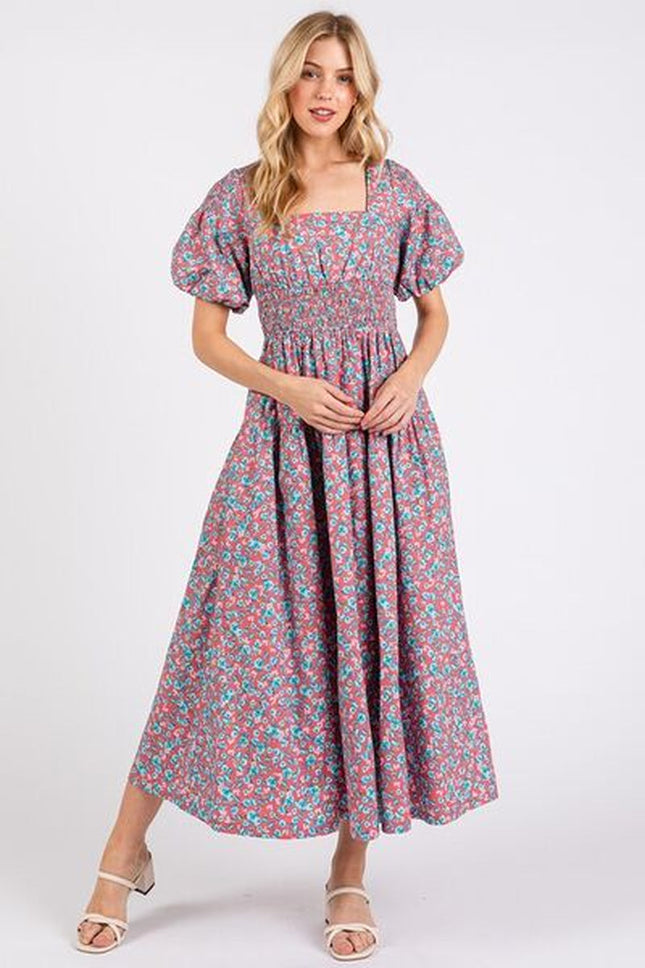 Floral Midi Dress |