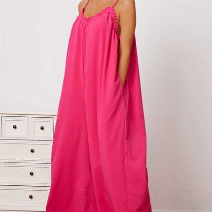 Ruffle Cami Jumpsuit |