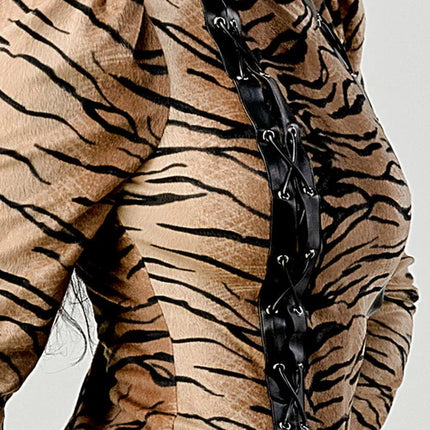 Animal Print Mini Dress