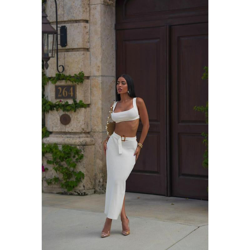 Leaving Now Skirt Set🔥